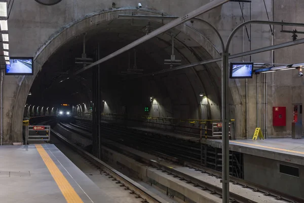 Sao Paulo Brasil Mai 2018 Släpper Eucalipto Helt Nya Tunnelbanestationen — Stockfoto