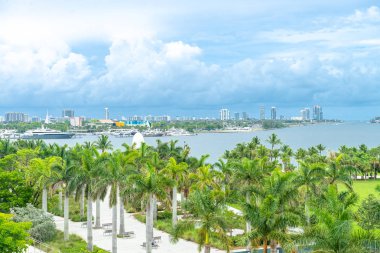 Miami, Amerika Birleşik Devletleri - 10 Haziran 2018: manzarası, Miami şehir Müzesi Parkı