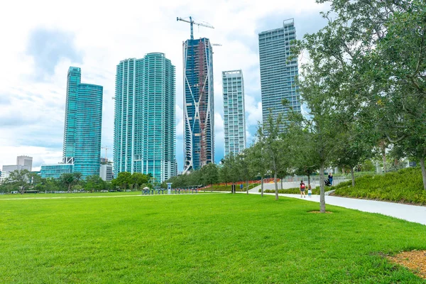 Miami États Unis Juin 2018 Skycrapers Près Parc Des Musées — Photo