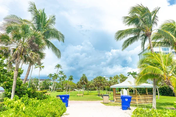 Neapel Usa Juni 2018 Strand Rastplatz Neapel Stadt Mexikanischen Golf — Stockfoto