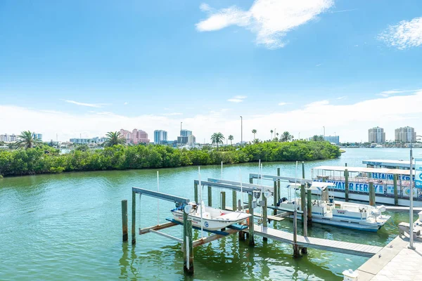 Clearwater Estados Unidos Junio 2018 Barcos Anclados Puerto Deportivo Clearwater —  Fotos de Stock