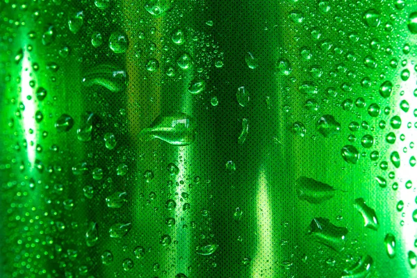 Gotas Água Refrescantes Condensação Refrigerante Frio Fresco Podem Emergir — Fotografia de Stock