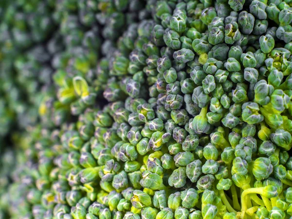 Cerca Textura Superficie Frescura Brócoli Vegetal — Foto de Stock