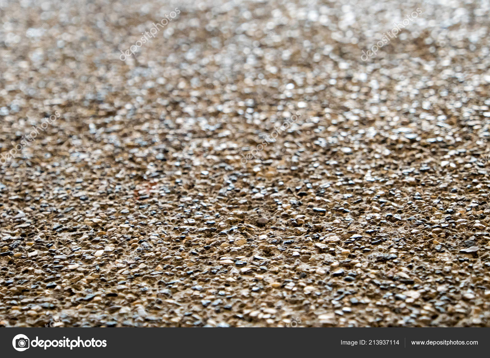 Texture Exposed Aggregate Finish Flooring Non Slip Stock Photo