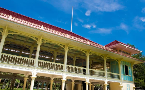 Edificio Retro Del Antiguo Palacio Como Atracciones Turísticas —  Fotos de Stock