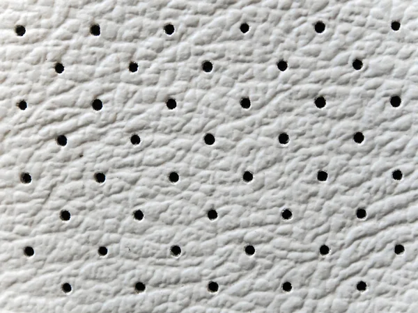 Tekstur Dan Eyelet Kecil Pada Permukaan Kulit Imitasi — Stok Foto