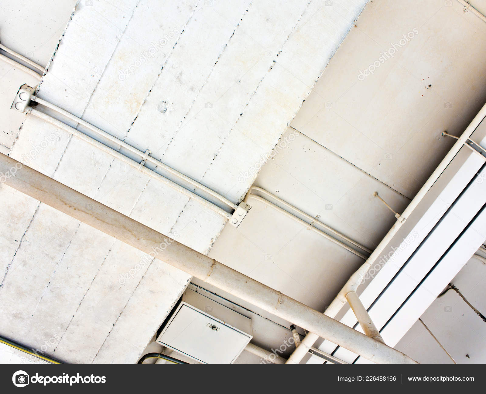 Cable Tray Conduits Ceiling Stock Photo C Satakorn S