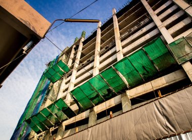 Yüksek katlı bina inşaat altında