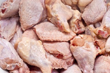 Gıda madde taze tavuk kanadı Cook için hazırlamak