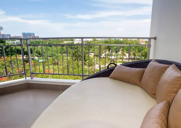 Balkon, su geçirmez açık daybed
