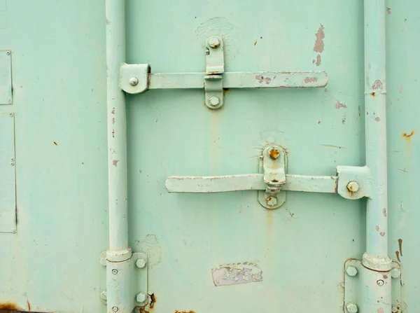 Cerradura de puerta y pasador — Foto de Stock