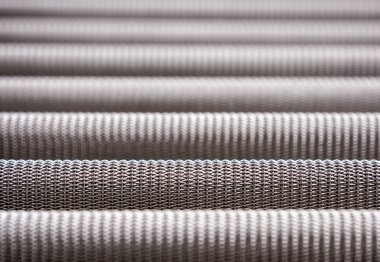 Araç hava filtresi dokusuna metal ızgara