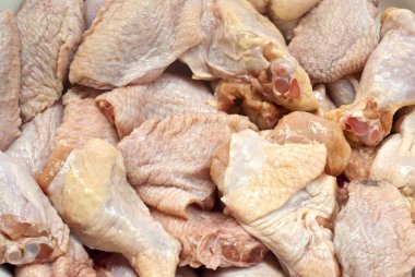 Gıda madde taze tavuk kanadı Cook için hazırlamak