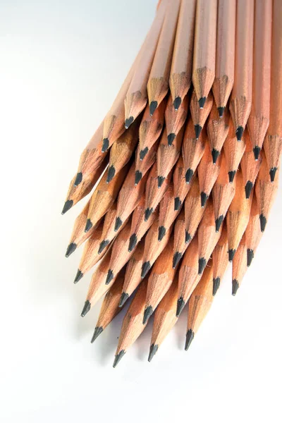 Группа точильных карандашей, пучков и твист — стоковое фото