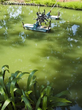 Yüzer su havalandırma türbini