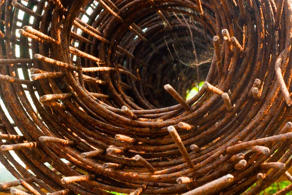 녹슨 철망 두루마리 — 스톡 사진