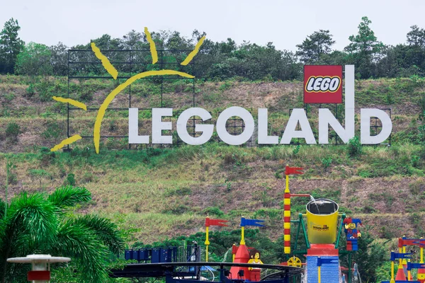 Segnaletica Del Legoland Resort Park Water Park Johor Bahru Malesia — Foto Stock