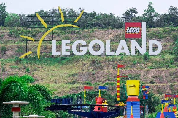 Segnaletica Del Legoland Resort Park Water Park Johor Bahru Malesia — Foto Stock