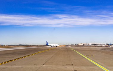 Seattle-Tacoma Uluslararası Havaalanı. Alaska Havaalanı, Seattle ABD, 30 Mart 2020