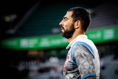 Wolfsburg, Almanya, 11 Ağustos 2018: futbolcu Ral Albiol 11 Ağustos 2018 bir maç sırasında. Michele Morrone tarafından (fotoğraf)