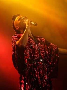Zurich, Switzerland. 11th May, 2018. Shirley Klarisse Yonavive Edwards, the famous voice of Morcheeba, performs live in Zurich. (Photo by Michele Morrone).
