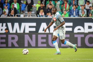 Wolfsburg, Germany, August 11, 2018: soccer player Kalidou Koulibaly in action during a match on 2018/2019 season. Photo by Michele Morrone.
