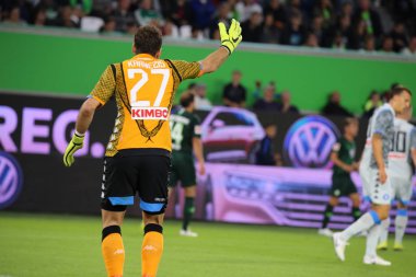 Wolfsburg, Germany, August 11, 2018: goalkeeper Orestis Karnezis during a match on 2018 / 2019 season. Photo by Michele Morrone