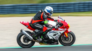 Oschersleben, Almanya, 09 Haziran 2019: İngiliz Dayanıklılık Yarış Takımı'ndan Suzuki Gsxr-1000 Fim Dayanıklılık Dünya Şampiyonası'na katıldı. (fotoğraf: Michele Morrone)
