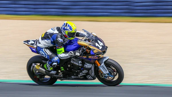 Oschersleben Alemania Junio 2019 Yamaha Yzf Maco Racing Team Compete — Foto de Stock