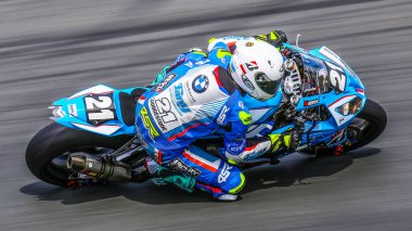 Oschersleben, Almanya, Haziran 09, 2019: BMW S1000RR by FANY GASTRO BMW MOTORRAD - Mercury RACING FIM Endurance World Championship