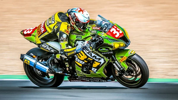 Oschersleben Germany June 2019 Kawasaki 10R Team Coyote Louit Moto — Φωτογραφία Αρχείου