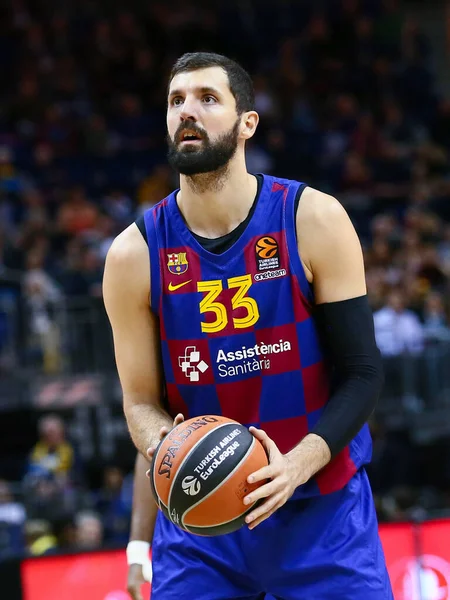 Berlín Alemania Marzo 2020 Jugador Baloncesto Nikola Mirotic Del Barcelona — Foto de Stock