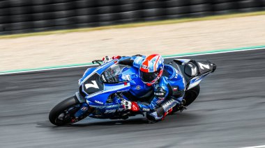 Oschersleben, Almanya, 09 Haziran 2019: Yamaha YZF-R1 by YART - Yamaha Avusturya Yarış Takımı FIM Endurance World Championship 2019