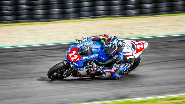 Oschersleben, Almanya, 09 Haziran 2019: Yamaha YZF-R1 by TEAM 202 FIM EWC Endurance World Championship, Oschersleben