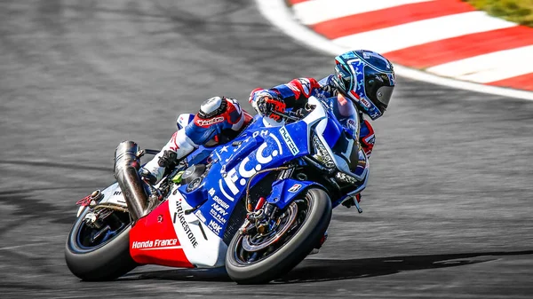 Oschersleben Germany June 2019 Honda Cbr 1000 Tsr Honda France与Fim — 图库照片