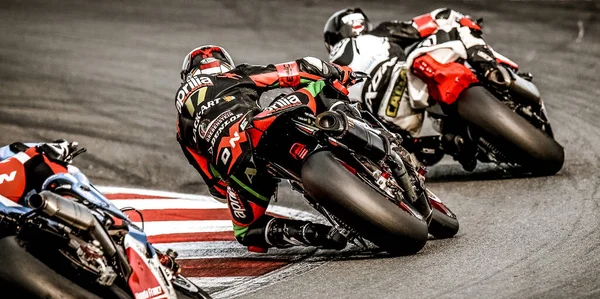 Oschersleben Alemania Junio 2019 Superbike Racing Compite Para Campeonato Mundial — Foto de Stock