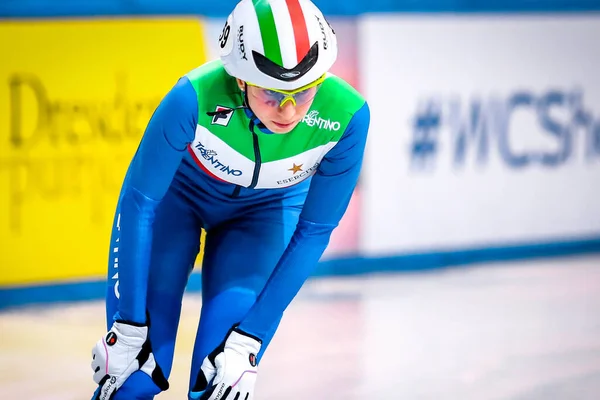 Dresda Germania Febbraio 2019 Lucia Peretti Italia Gareggia Durante Campionato — Foto Stock