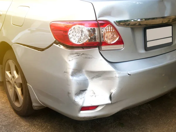 Incidente Auto Sulla Strada Incidente Auto Assicurazione — Foto Stock