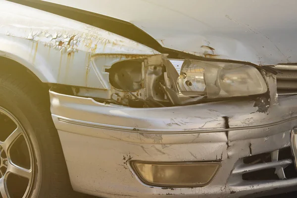 Incidente Auto Sulla Strada Incidente Auto Assicurazione — Foto Stock