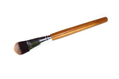 Makyaj fırçaları beyaz arkaplanda izole
