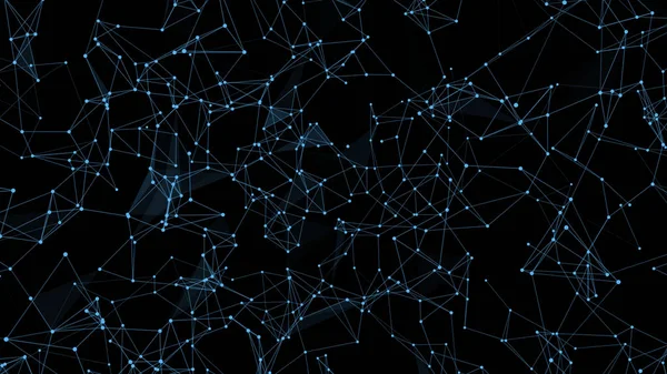 Plexus of abstract network connection background