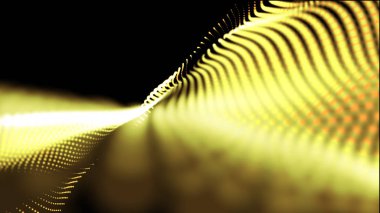 Parçacıklar soyut arkaplan çizgisi oluşturur