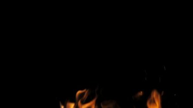 Ateş alev ve kıvılcım - ağır çekim