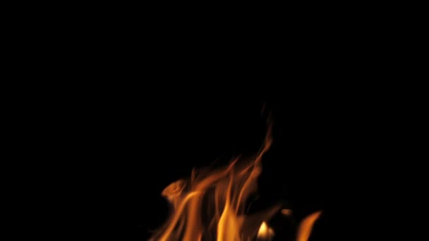 Fire Flames Sparks Slow Motion — Stock Video