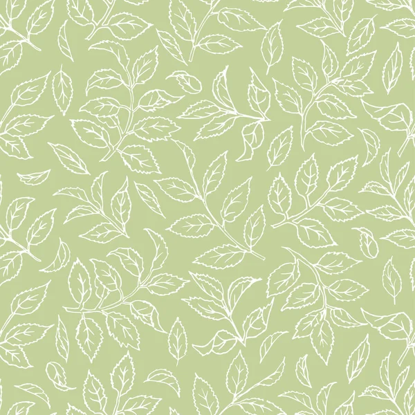 Dikişsiz soyut doğal desen el izole çizilmiş.