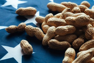 Fındık ve Amerika Birleşik Devletleri, unshelled fıstık bayrağı,