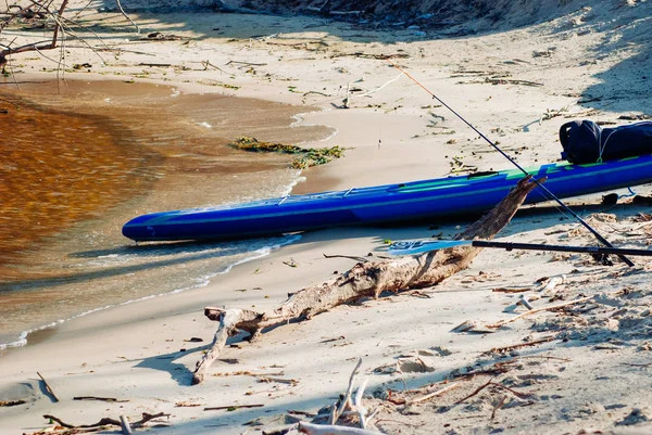 Sup Resan Paddel Ständiga Närbild Expedition Vatten — Stockfoto