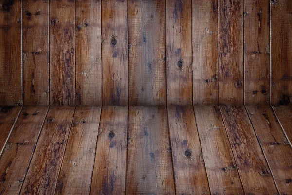 Dark old wooden background, lacquered wooden surface, — Stock Photo, Image