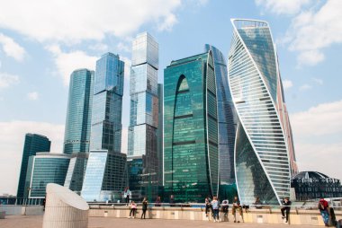 Moskova, Rusya, 22 Nisan 2019 Moskova Moskova Uluslararası İş Merkezi