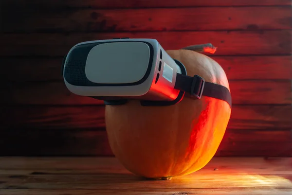 Pumpkin Glasses Concept Halloween Future — Stock Photo, Image
